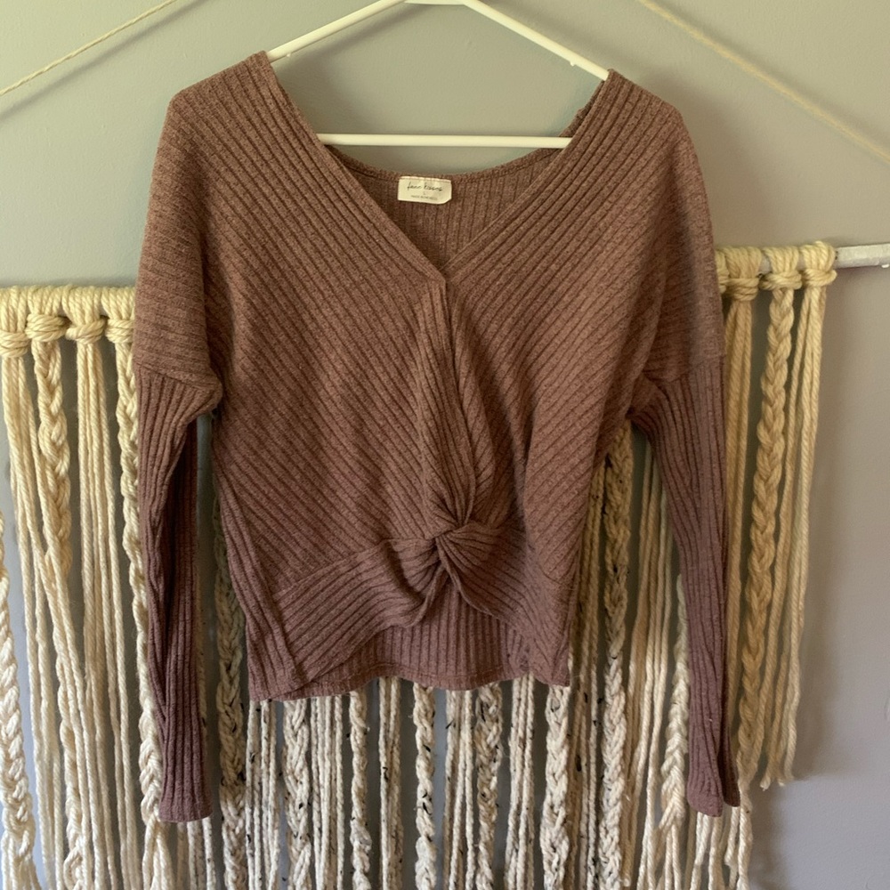 Cropped sweater